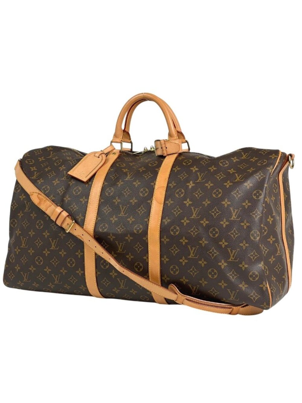 Louis Vuitton Keepall Bandouliere 60 2-Way Boston Bag Monogram Brown